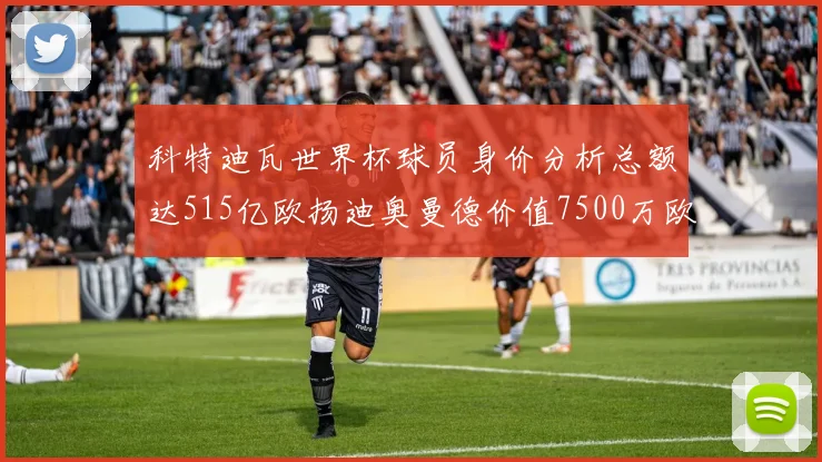 科特迪瓦世界杯球员身价分析总额达515亿欧扬迪奥曼德价值7500万欧